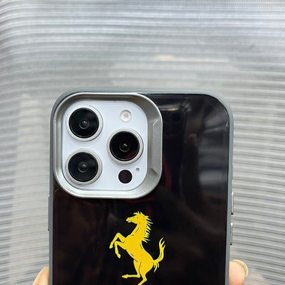 SpeedX Protective iPhone 16 Series Case -Ferrari black