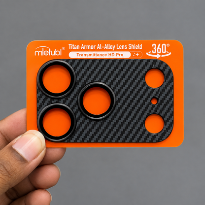 CarbonShield Camera Plate with Lens for iPhone