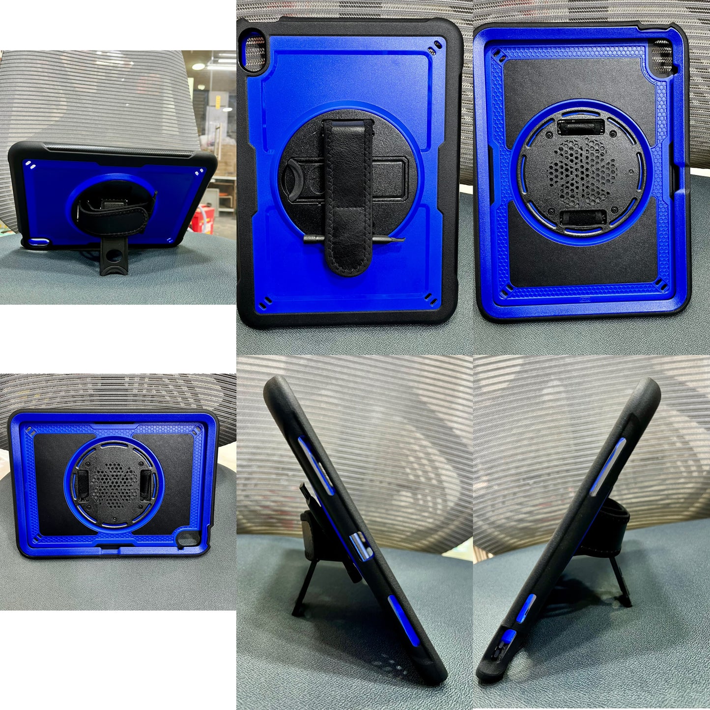 Rugged Dual Layer iPad Back Case with Kickstand