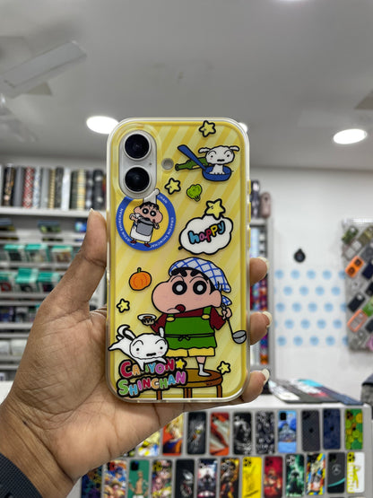 Shinchan Cartoon Printed Fancy Hard Case