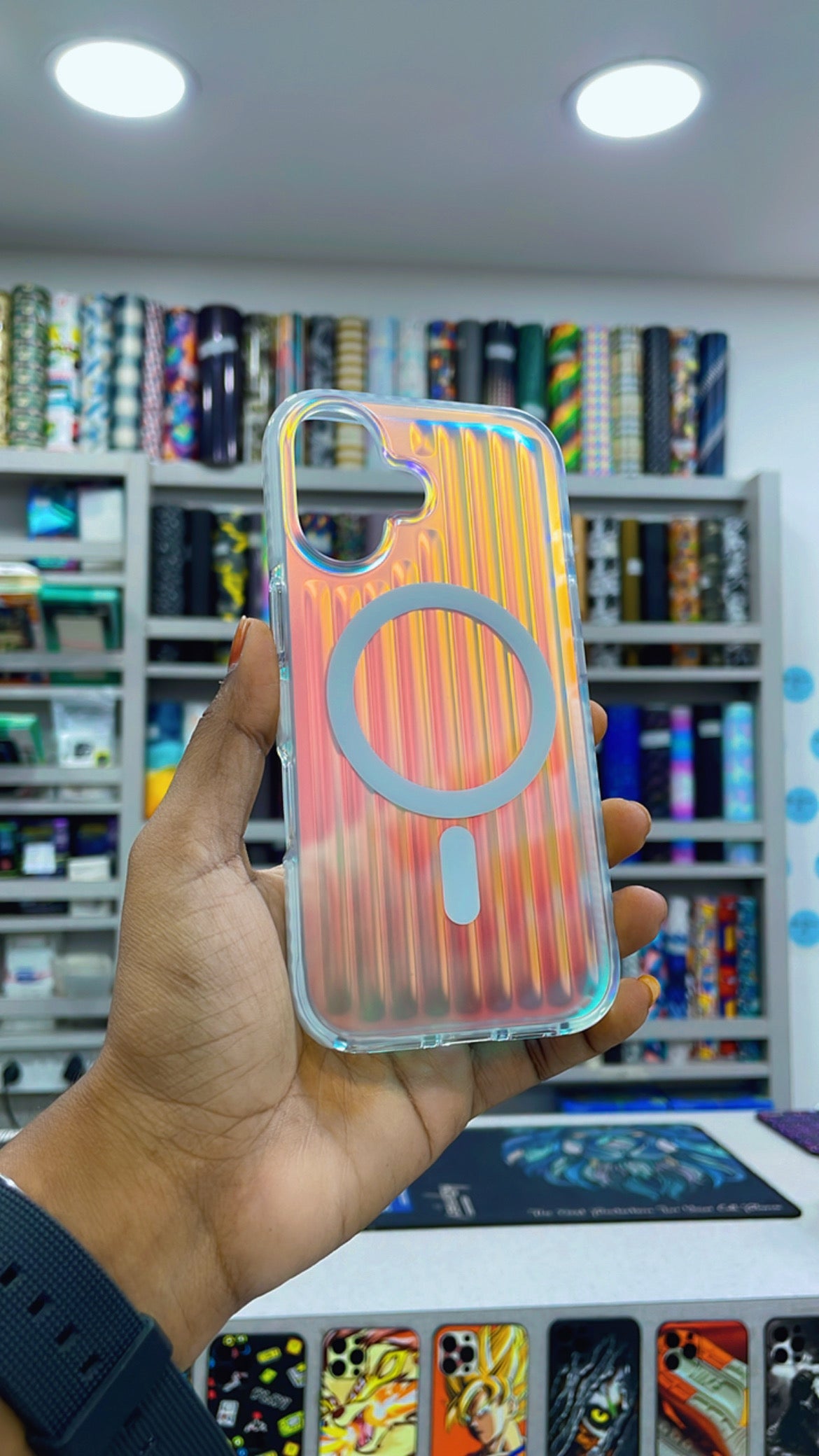 Chromatic Stripes Hard Case for iPhone