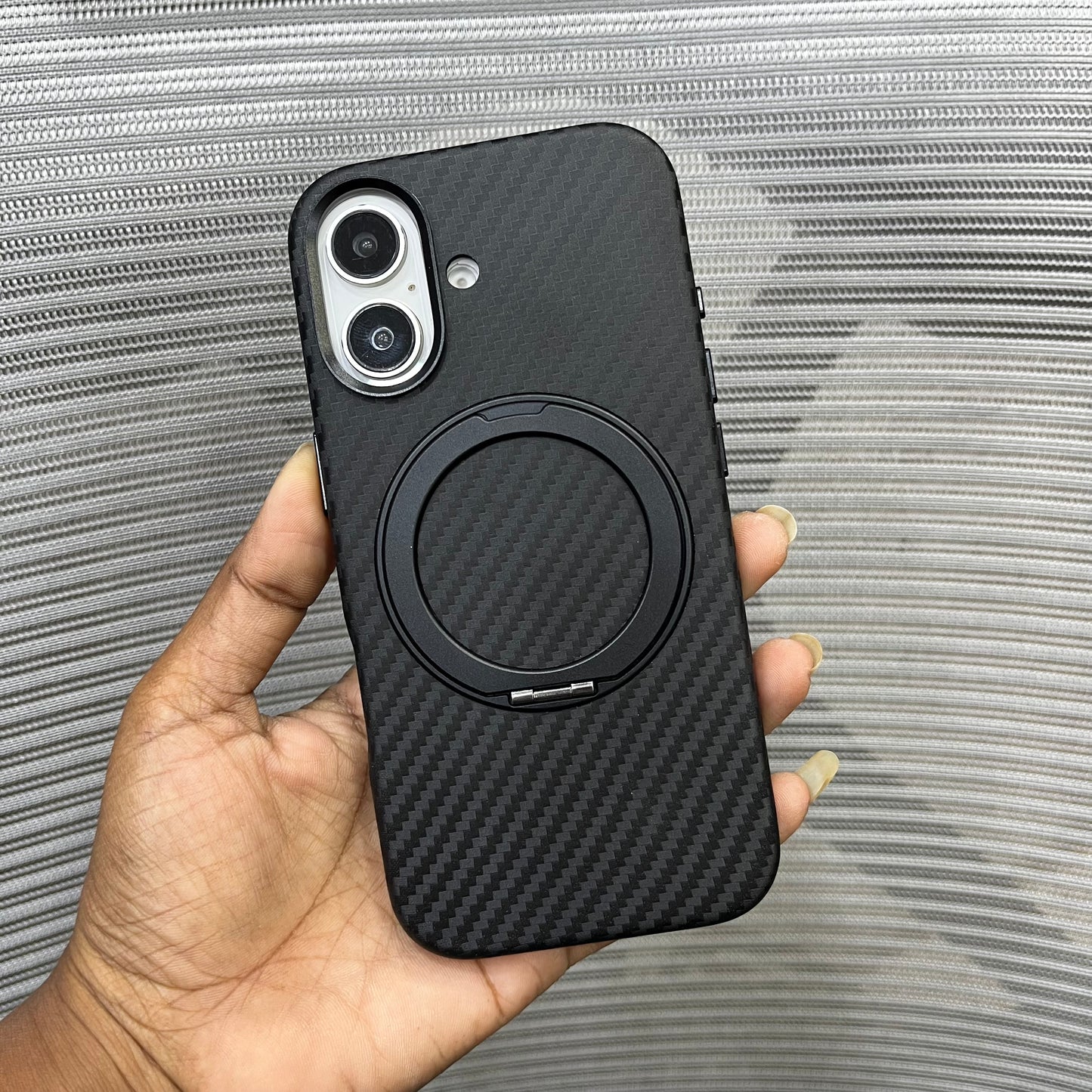 Carbon FlexMag Stand iPhone 17 Case