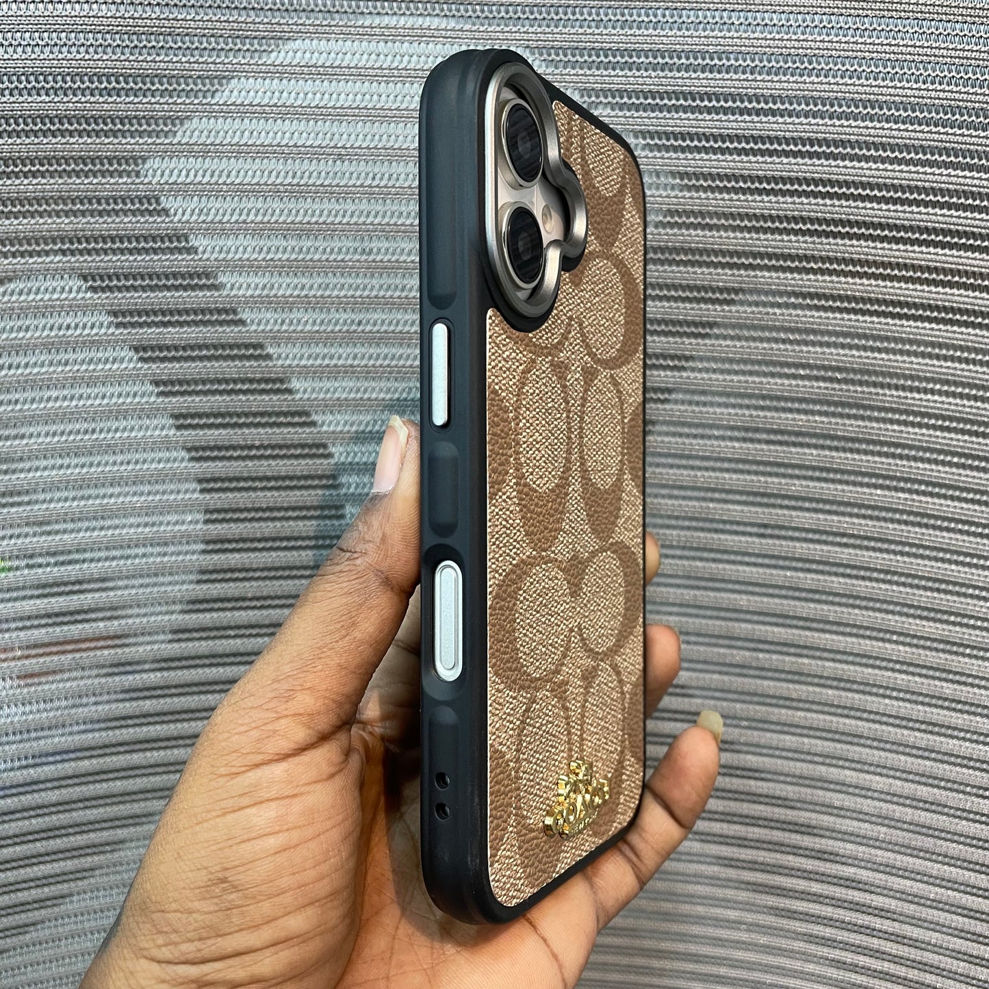 LogoLuxe Leather iPhone 17 Series Case