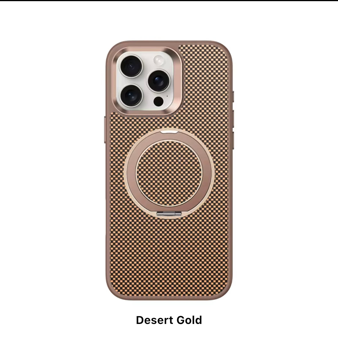 Carbon Fiber MagSafe with Stand iPhone Case