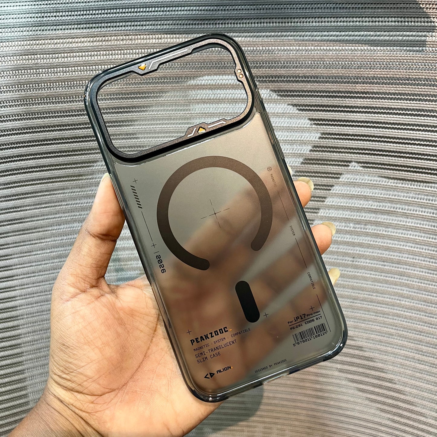 Neuron Translucent Armor 18 Pro Max  Case