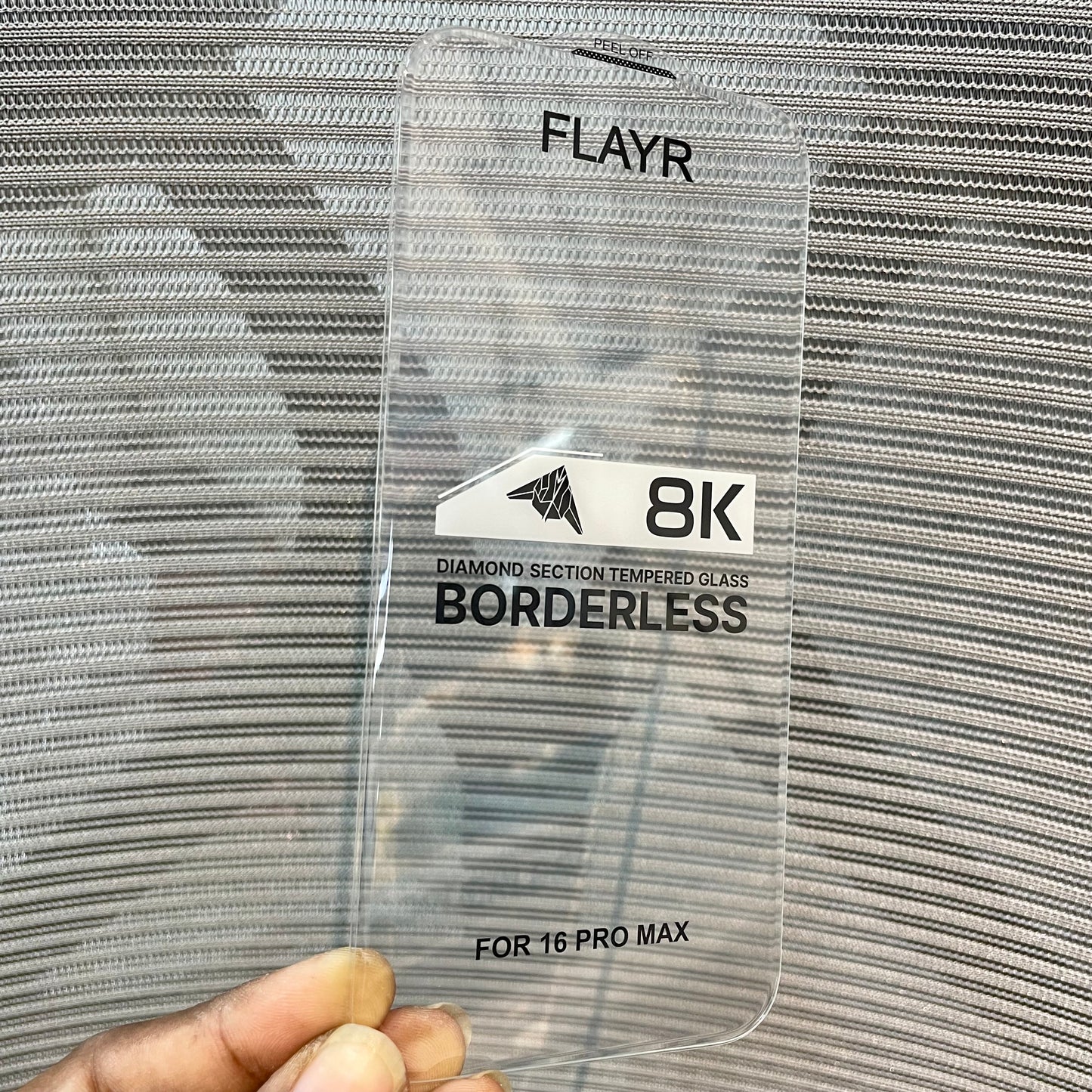 Flayer 8K Borderless Tempered Glass