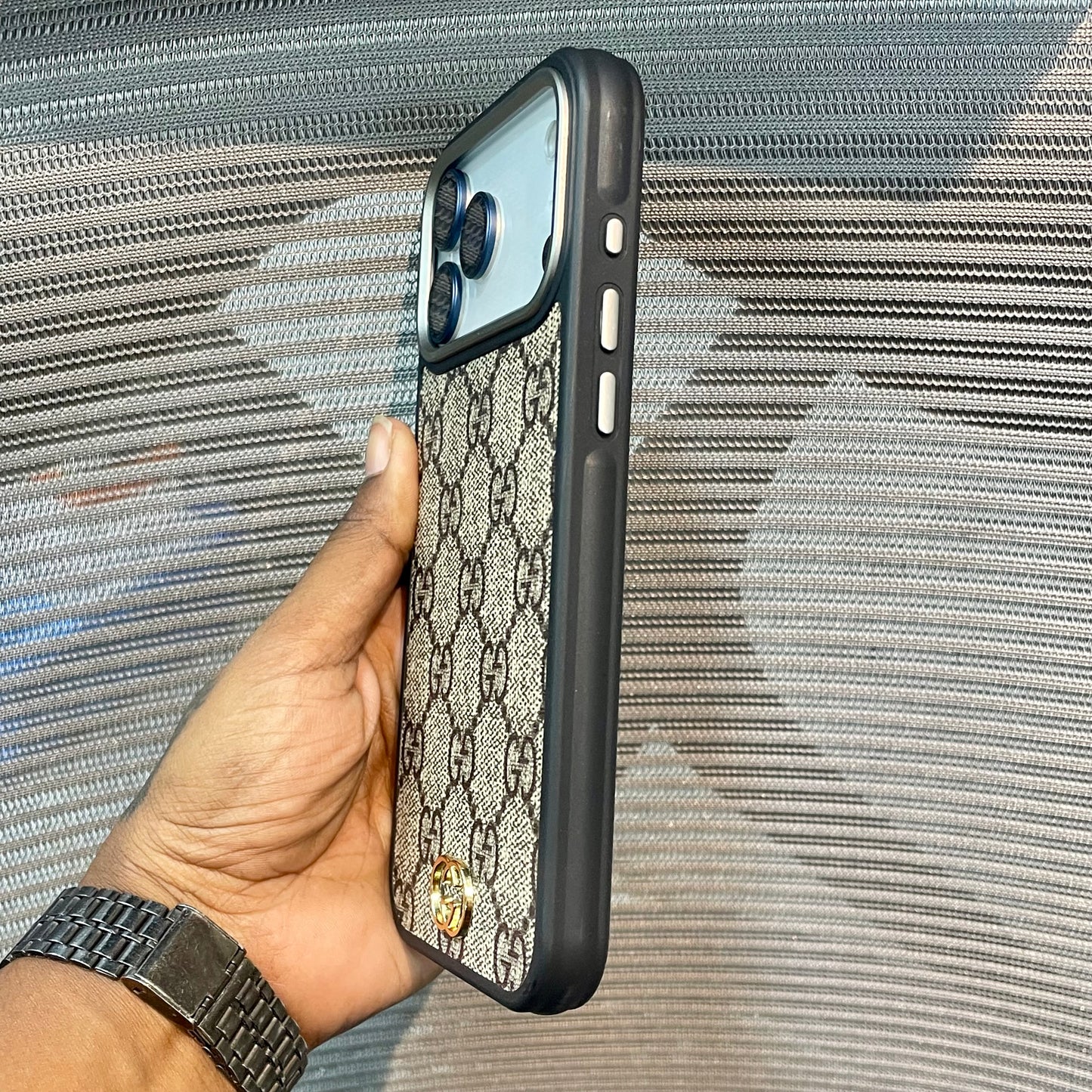 LogoLuxe Leather iPhone 17 Series Case