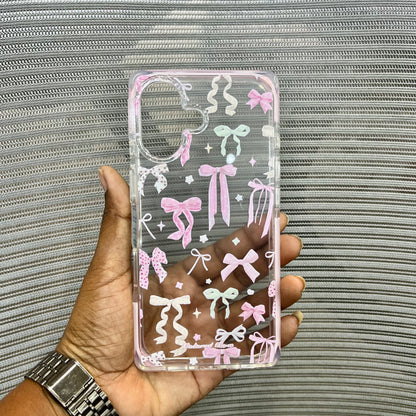 Glitter Bow Printed iPhone 17  Case