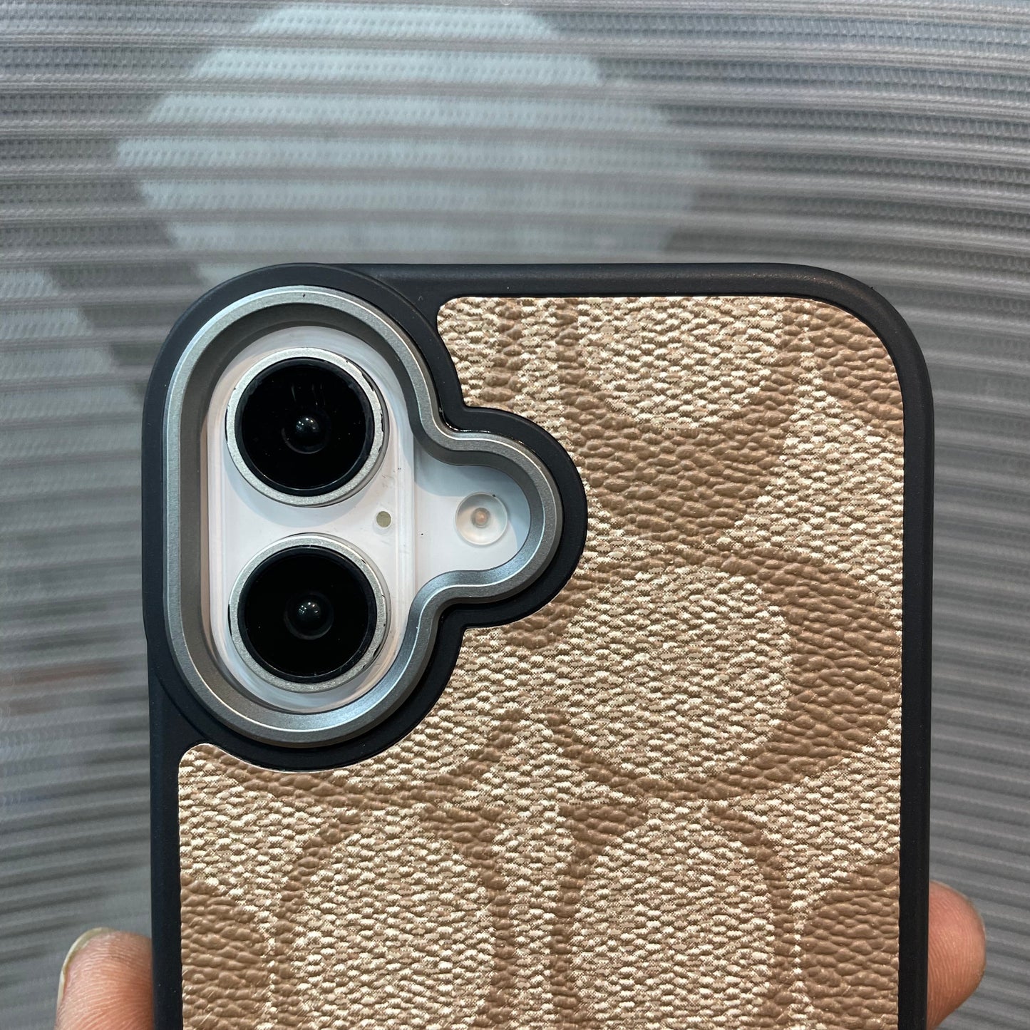 LogoLuxe Leather iPhone 17 Series Case