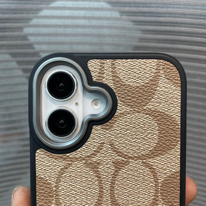 LogoLuxe Leather iPhone 17 Series Case
