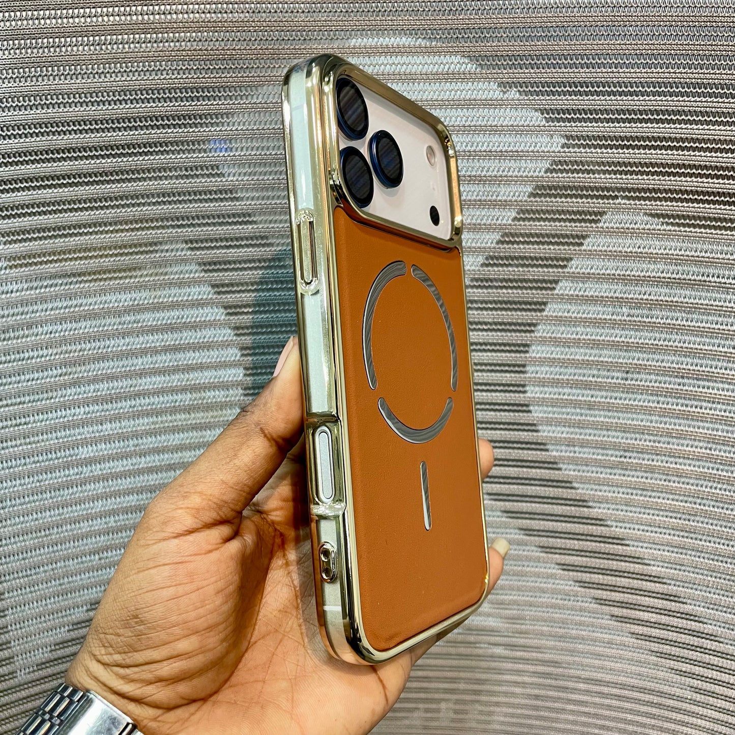 LeatherAura MagSafe Protective iPhone 17 Pro Case