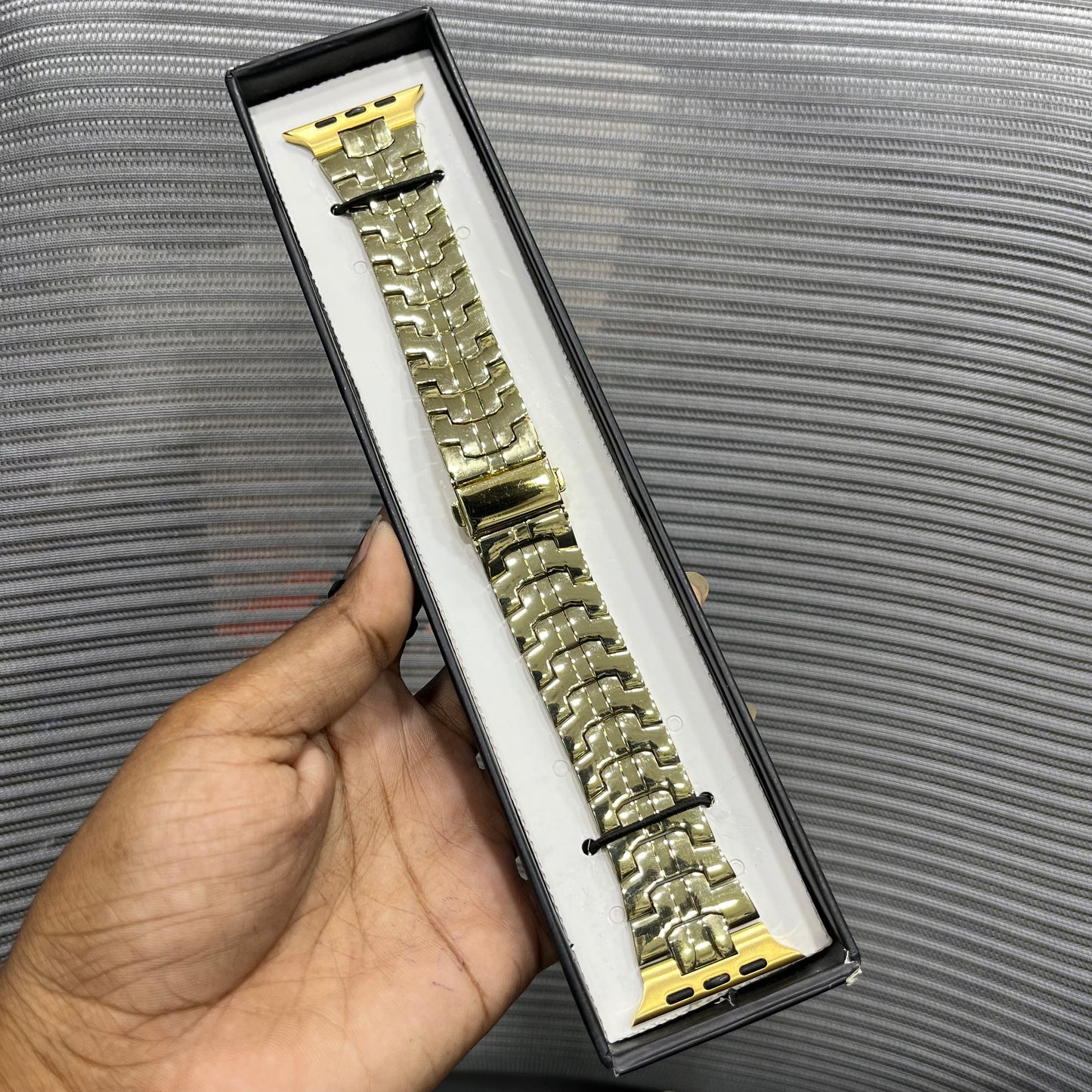 Golden Elite Stainless Steel iWatch Strap