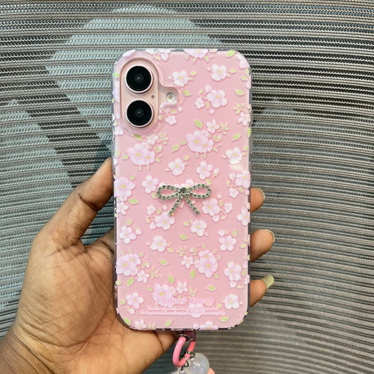 Floral Charm Clear iPhone 17  Case