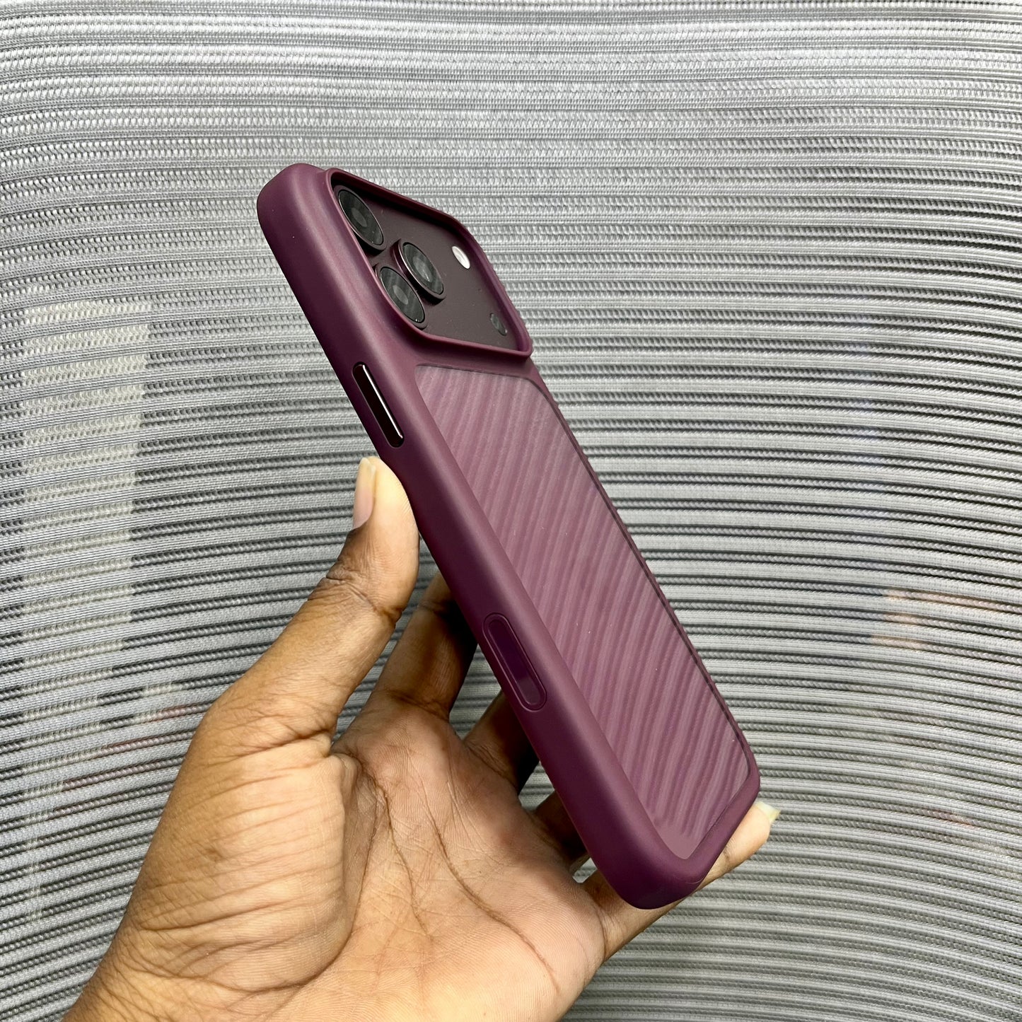 Side Border Crystal Shield iPhone 17 Pro Max Case