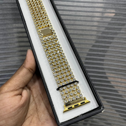 Golden Elite Stainless Steel iWatch Strap