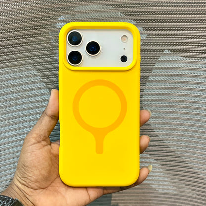 Premium Soft Silicone MagSafe iPhone 17 Pro  Case