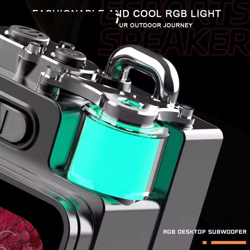 Metal RGB Wireless Speaker with Touch Display