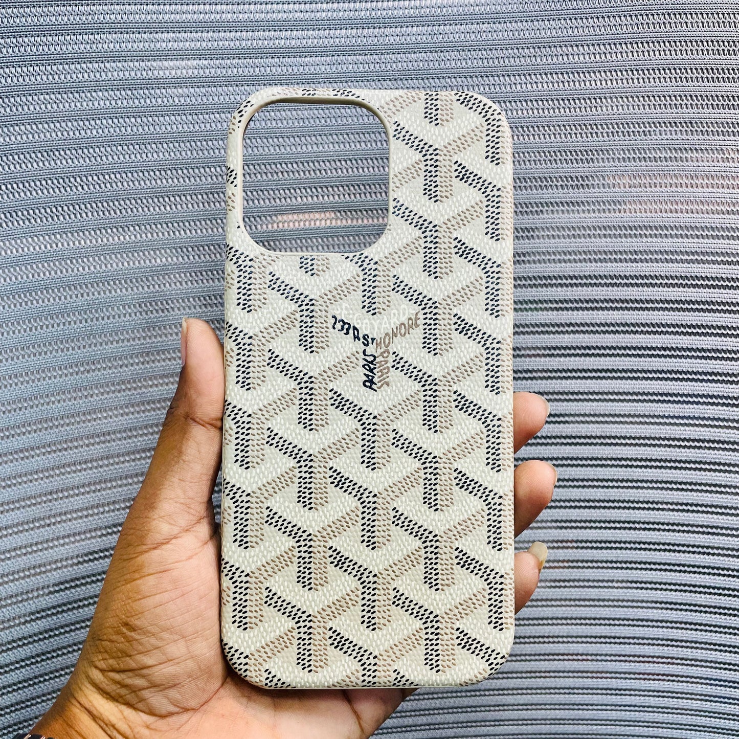 Luxe Printed Inner Fur iPhone 16 Pro Case