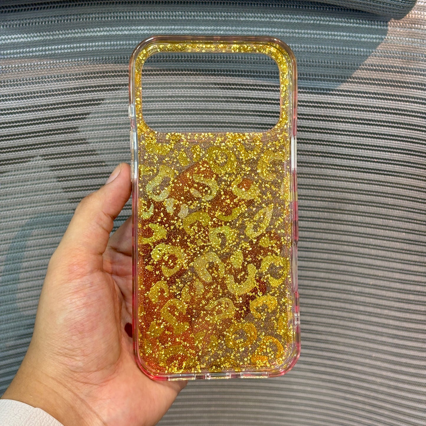 CheetahGlow Glitter iPhone Case