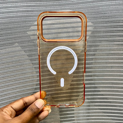Orange Diamond MagSafe iPhone 17 Pro Max Case