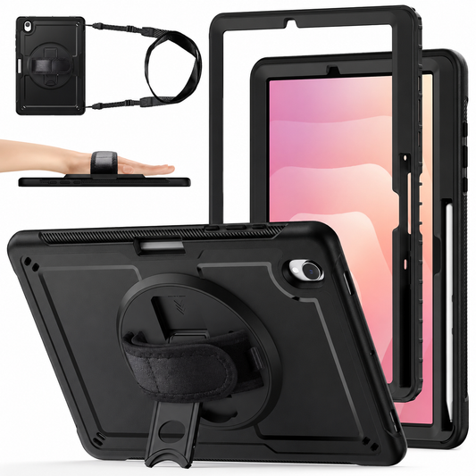 Rugged Dual Layer iPad Back Case with Kickstand