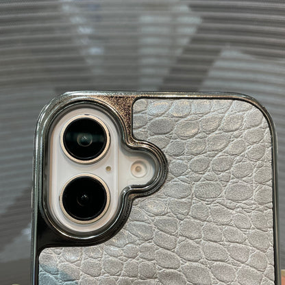 Leather Logo iPhone 17 Case