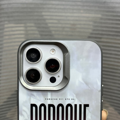 Glossy Car Print Protective iPhone 16 Series Case
