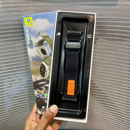 Woven Nylon Lock Watch Band