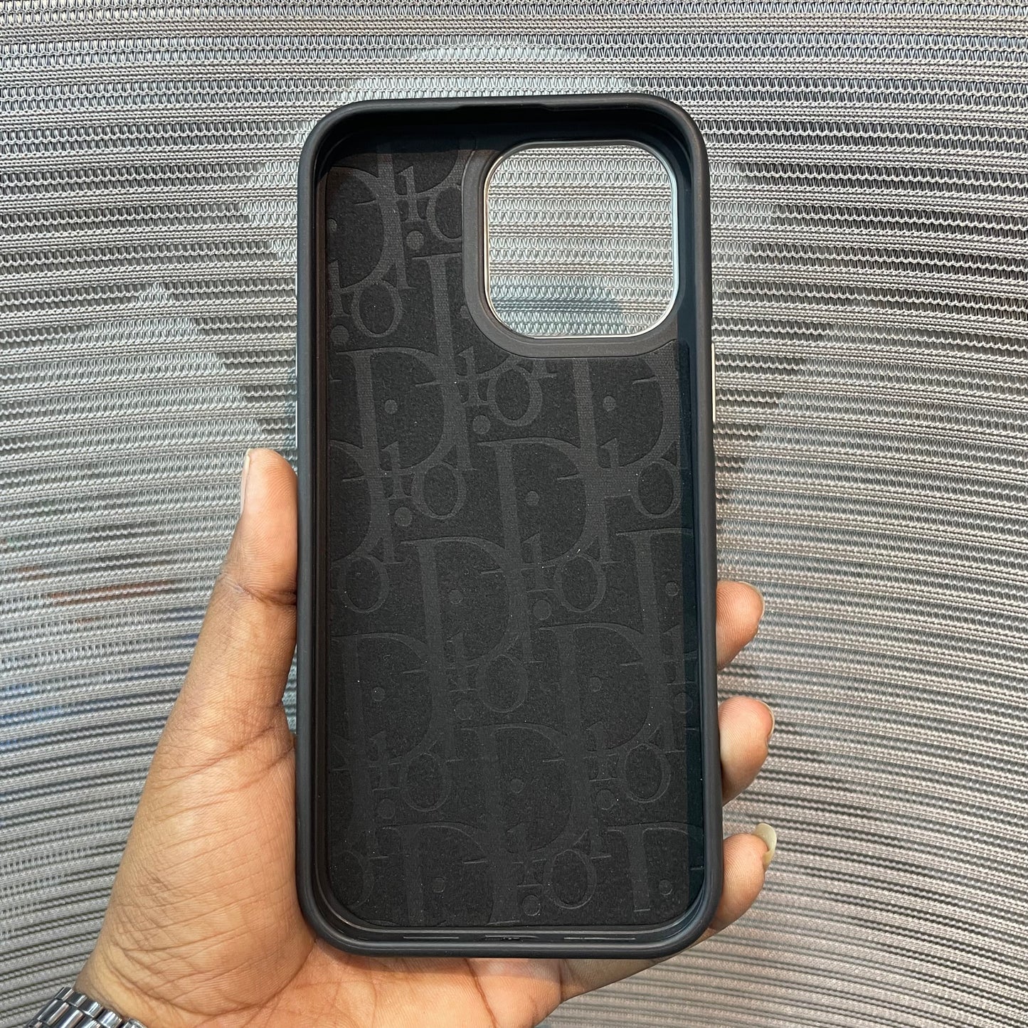 LogoLuxe Leather iPhone Case