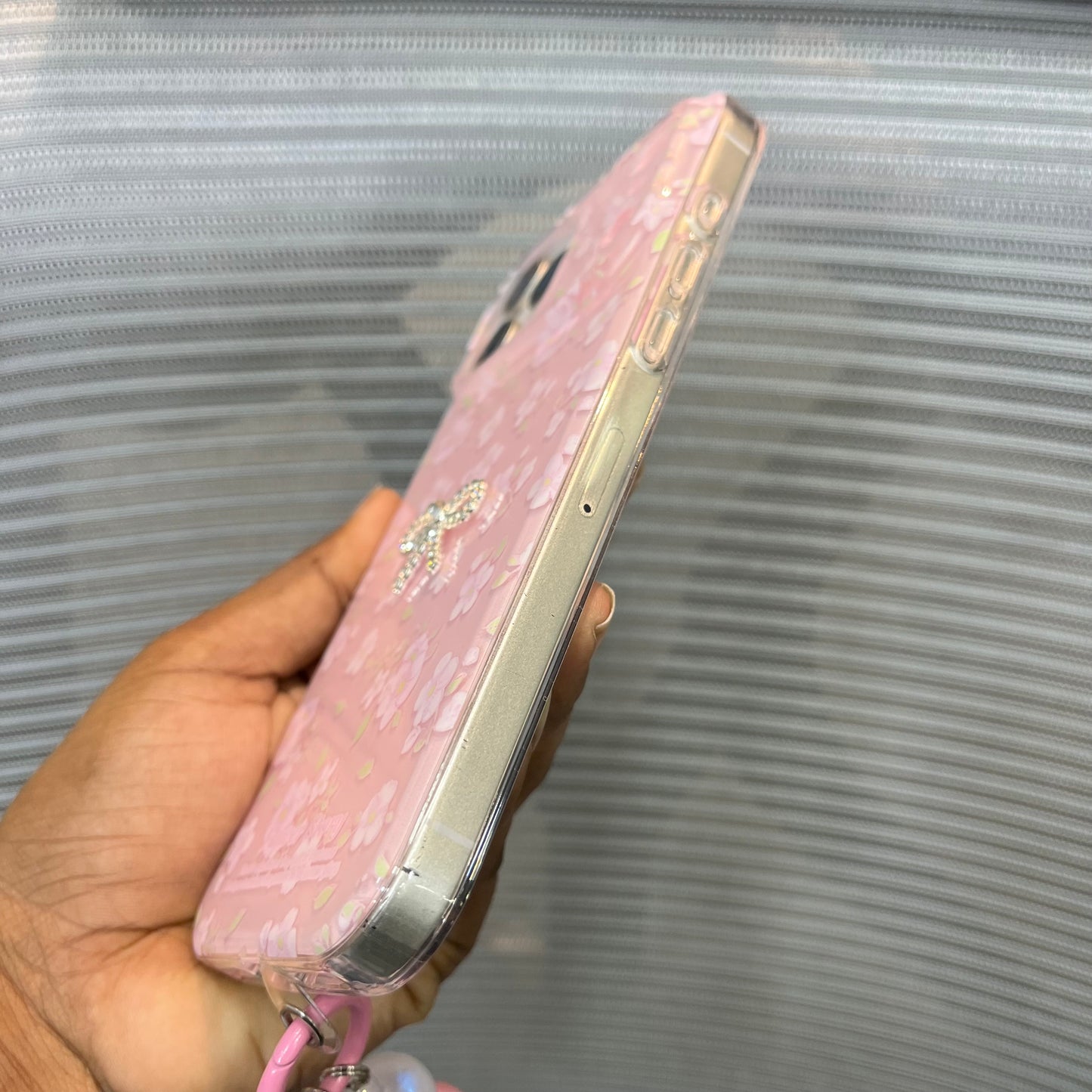 Floral Charm Clear iPhone 17 Pro Max Case