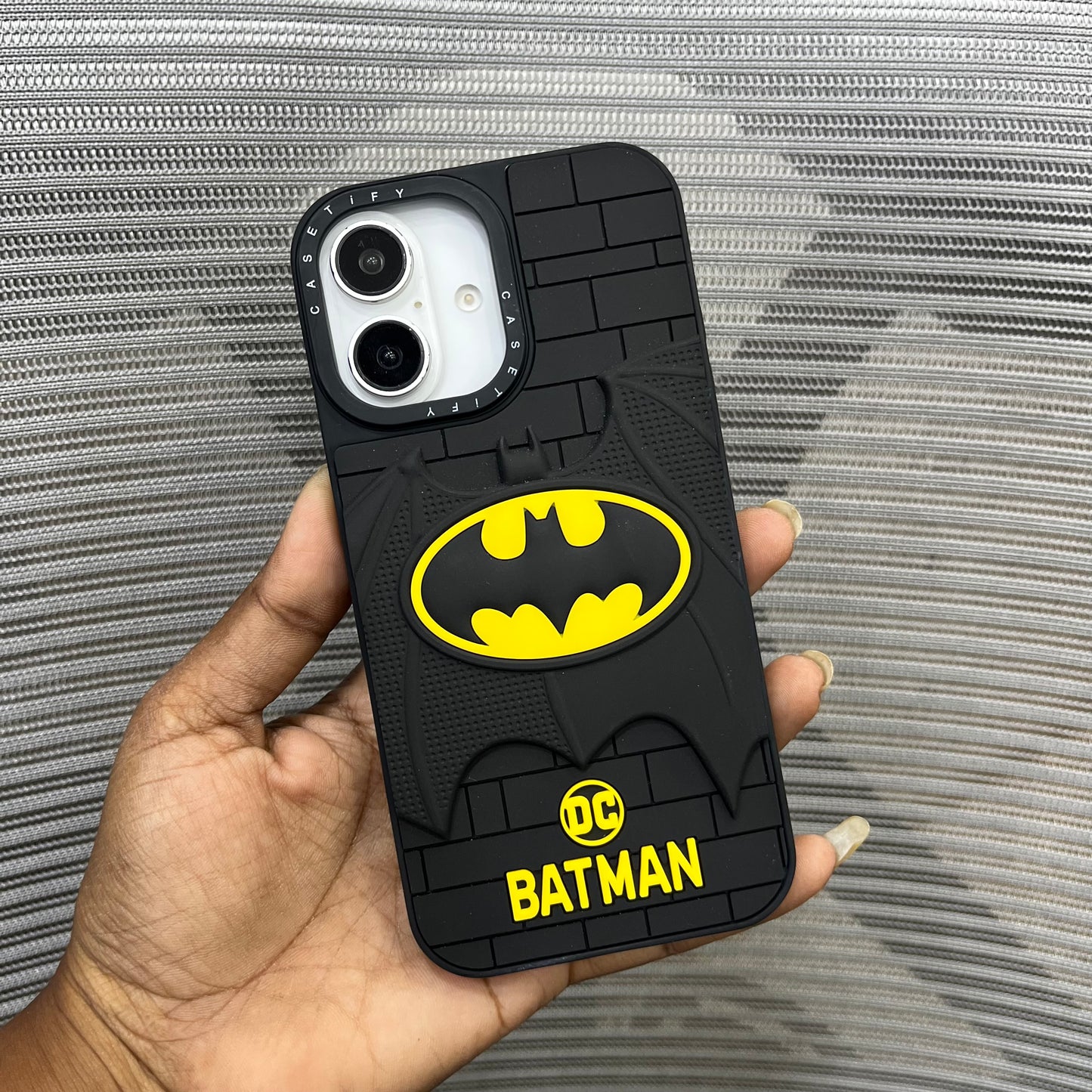 Premium 3D Embossed Printed iPhone 16 Case