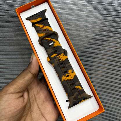 Camouflage PressLock iWatch Strap