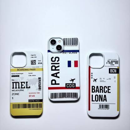 Bon Voyage Printed iPhone Case