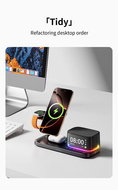 AuraDock 5-in-1 Wireless Charging Station
