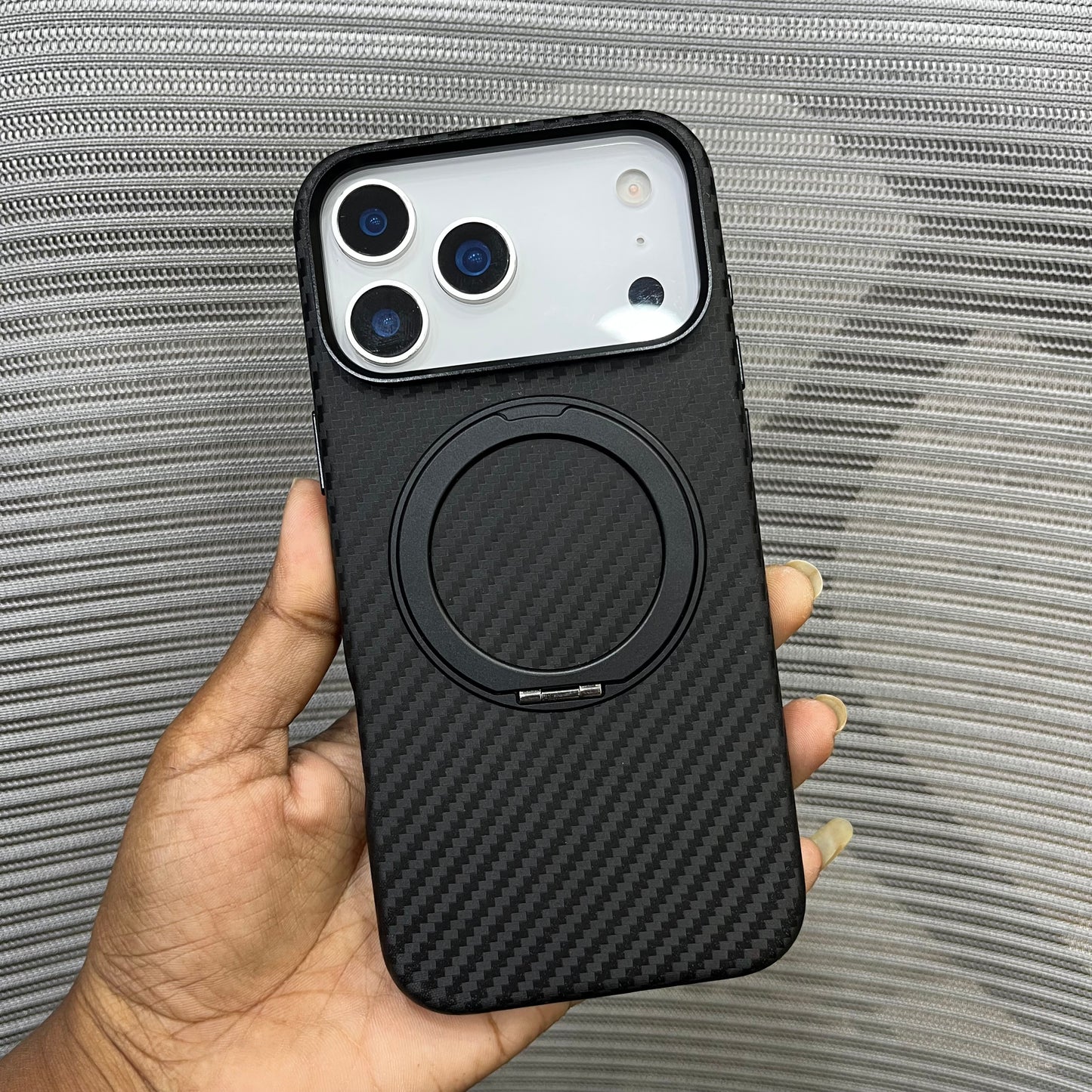 Carbon FlexMag Stand iPhone 17 Pro Case