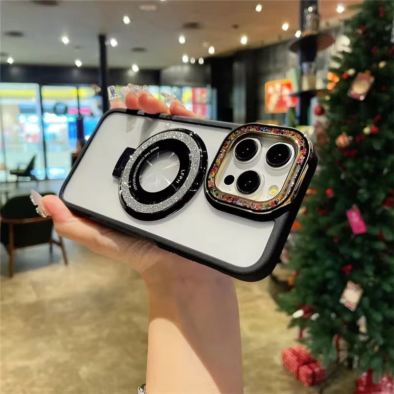 Fancy Bling MagSafe Transparent iPhone Case