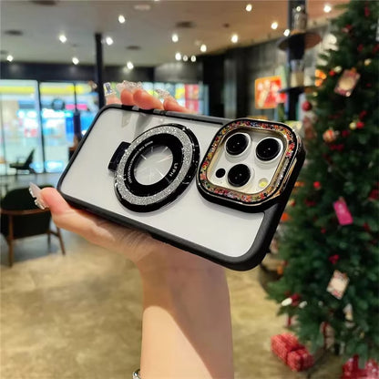 Fancy Bling MagSafe Transparent iPhone Case