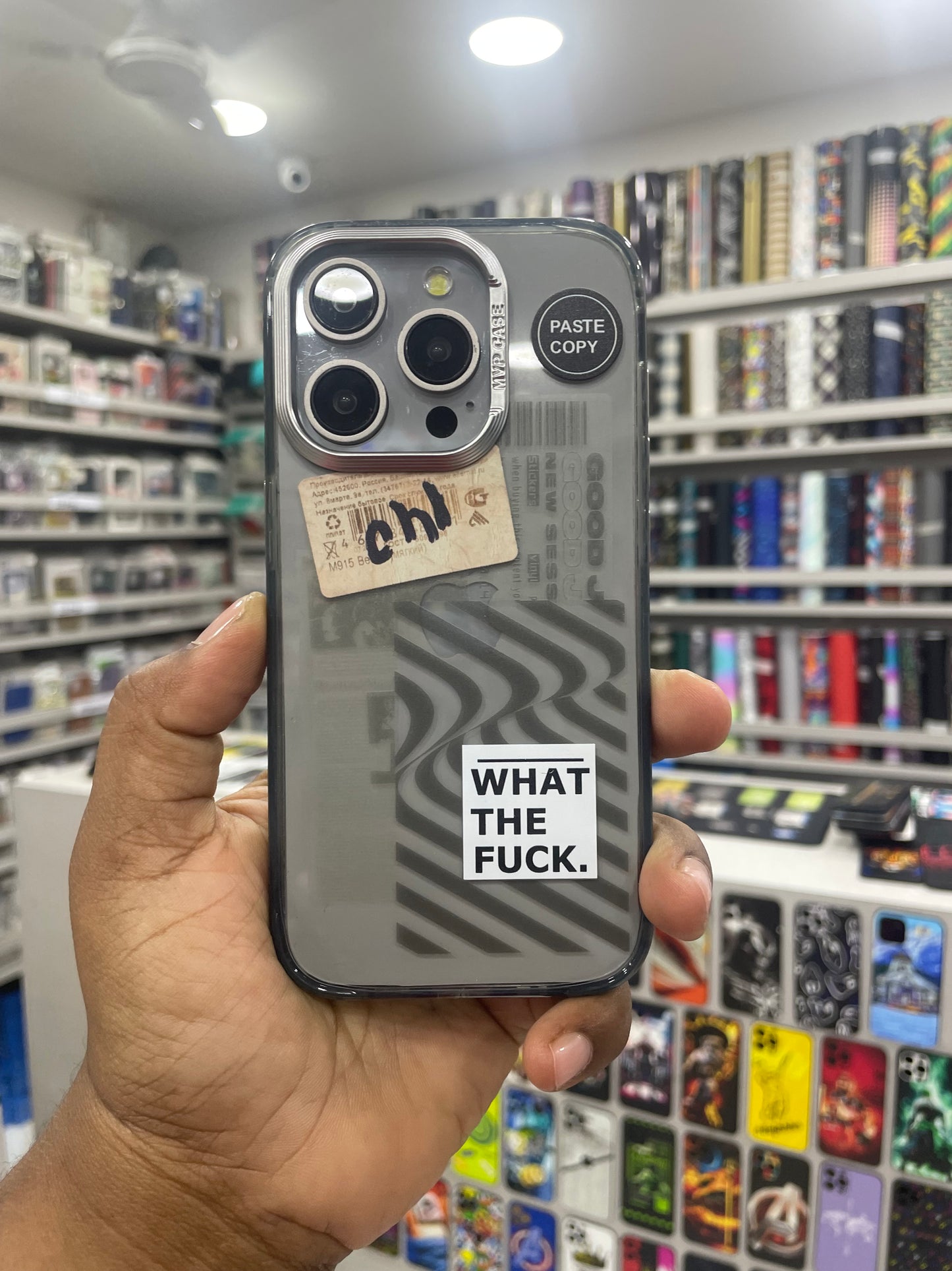 Transparent Printed Hard iPhone Case