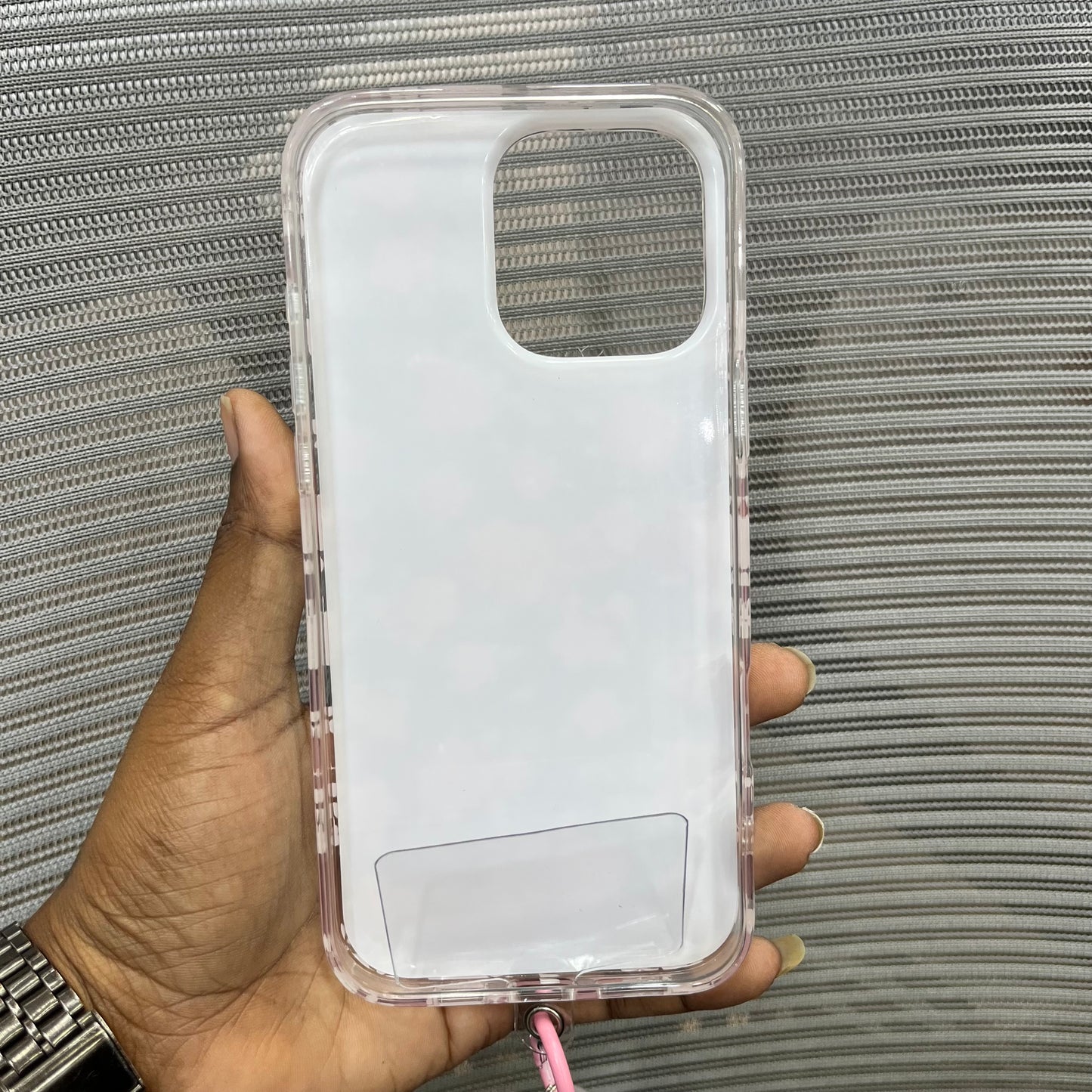Floral Charm Clear iPhone 16 Pro Max Case