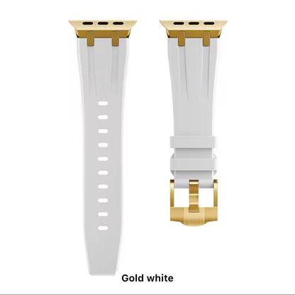 Rubber with Metal Buckle Apple Watch Strap
