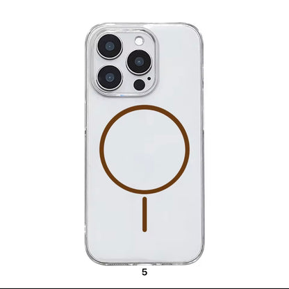 Anti-Yellow Transparent MagSafe iPhone Case