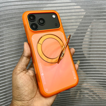 Premium AirBag Anti-Collision Metal Stand iPhone Case