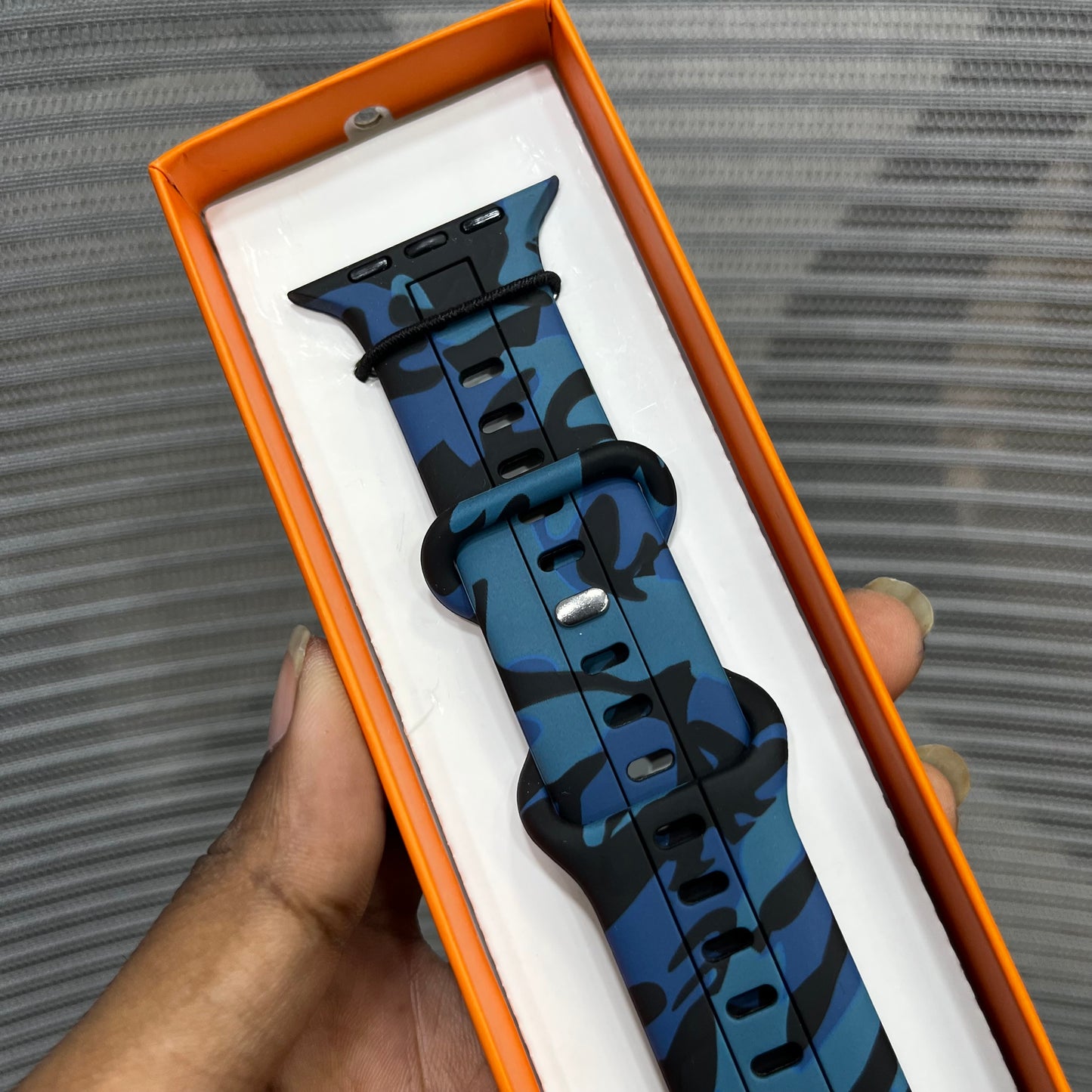 Camouflage PressLock iWatch Strap