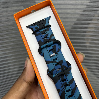 Camouflage PressLock iWatch Strap