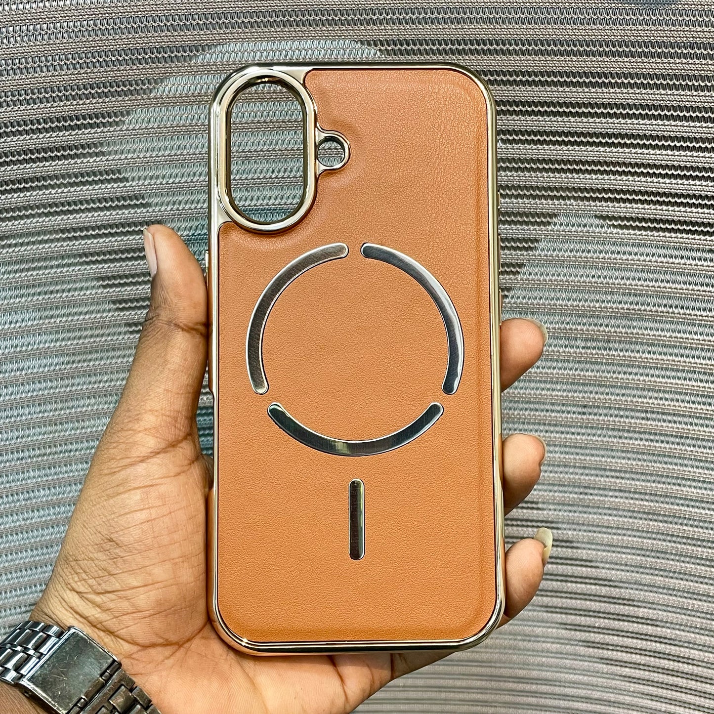 LeatherAura MagSafe Protective iPhone 17  Case