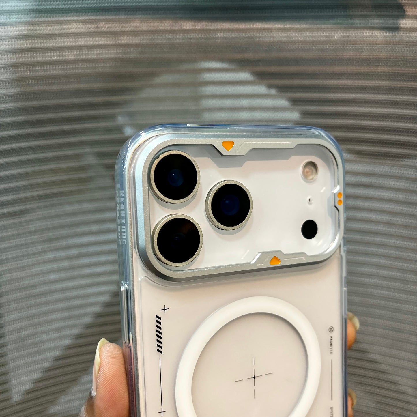 Neuron Translucent Armor 18 Pro Max  Case