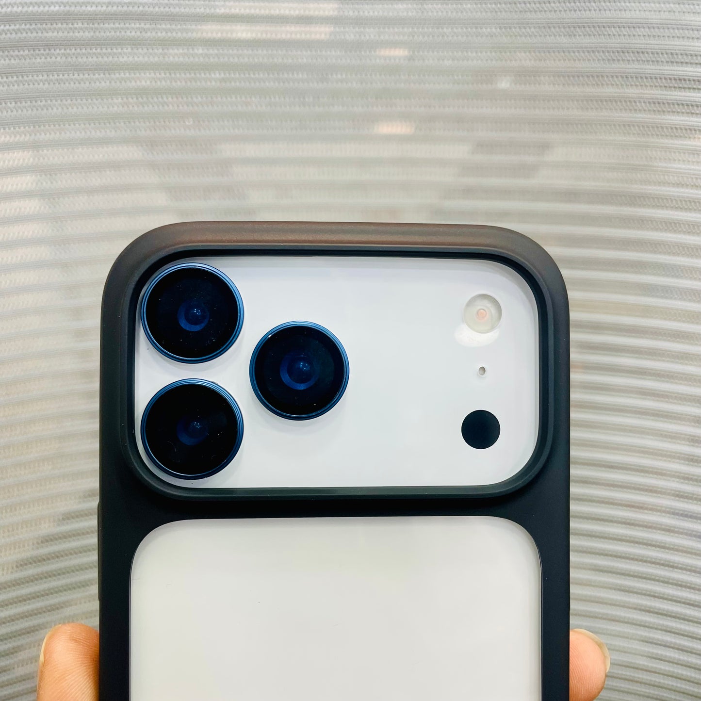 EdgeView Transparent Shock iPhone 17 Pro Max Case