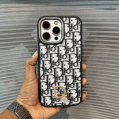 LogoLuxe Leather iPhone Case