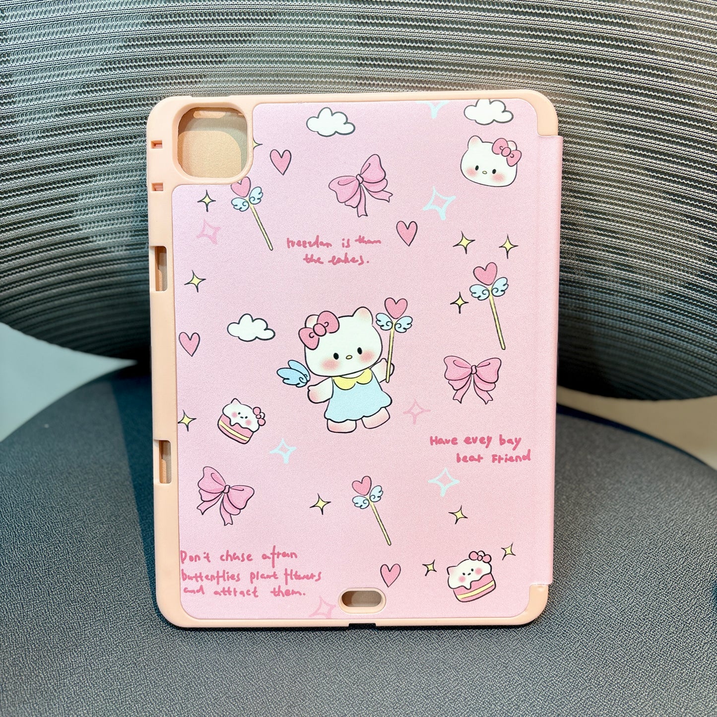 Kitty - 3D Cartoon Printed iPad Case