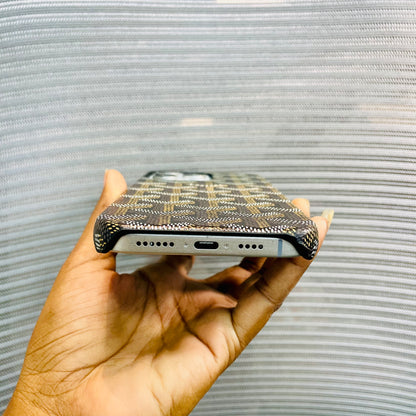 Luxe Printed Inner Fur iPhone 16 Pro Max Case